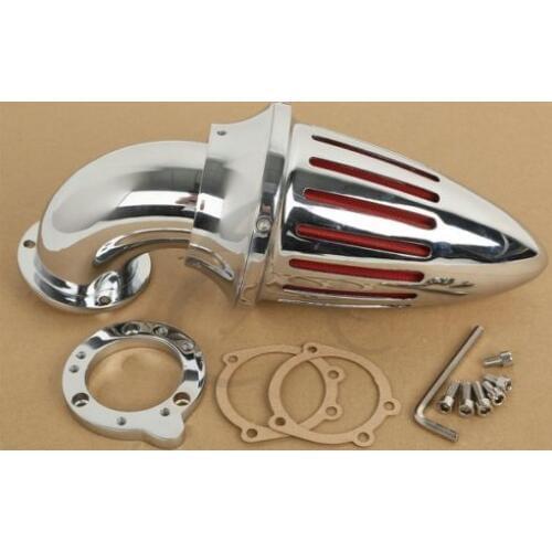TCMT Motorbike New Chrome Air Cleaner Kits Intake Filter For Harley CV Carb Custom Sportster XL