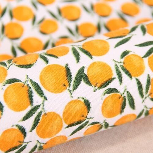 100% cotton sateen stretch canvas orange fabric for sewing women clothing upholstery tissue wedding dress cushion