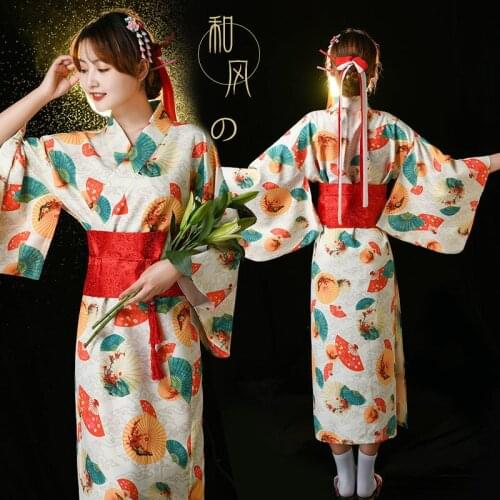 BALDAUREN Japanese Anime Cos Japanese Style Dress God Girl Improved Pajamas Traditional Photo Kimono Female Formal Dress
