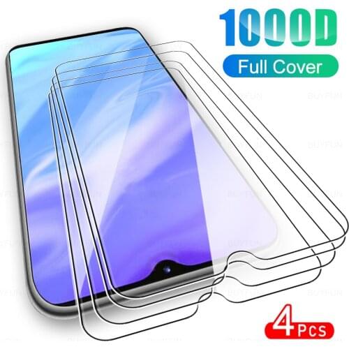 4Pcs Full Cover Protective Glass For Itel Vision 1 Pro Tempered Glas For Vision1 Plus A48 1Pro 1Plus Phone Screen Protector Film