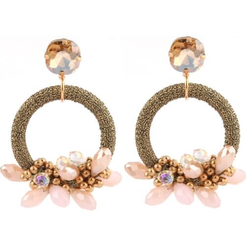 Kolczyki Hot Crystal Earrings Statement Earrings for Women Fashion Jewelry Designer Earrings Luxury Earrings Brincos