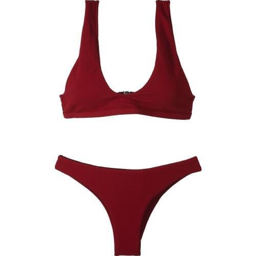 Women Bikini Set Padded Push Up Tankini Swimwear Women Swimsuit Beachwear Swimming Costumes