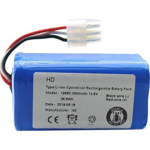 2600mAh Rechargeable Battery For ICLEBO ARTE YCR-M05 POP YCR-M05-P Smart YCR-M04-1 Smart YCR-M05-10 YCR-M05-30 YCR-M05-50