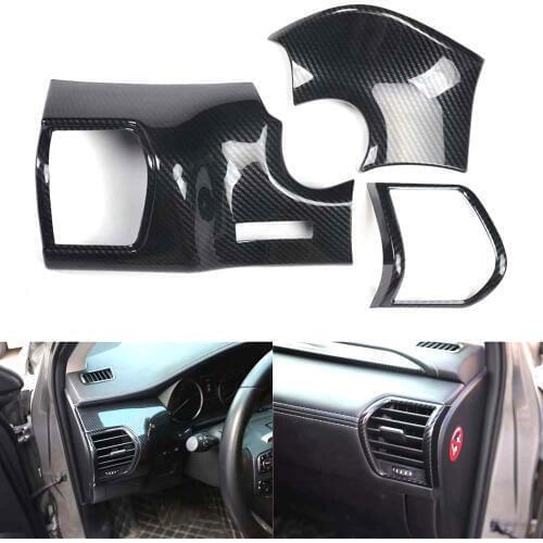 3Pcs/set Car Dashboard Side Air Vent Trim Car Styling For Lexus NX 2015-2019 Interior Auto Parts Accessory