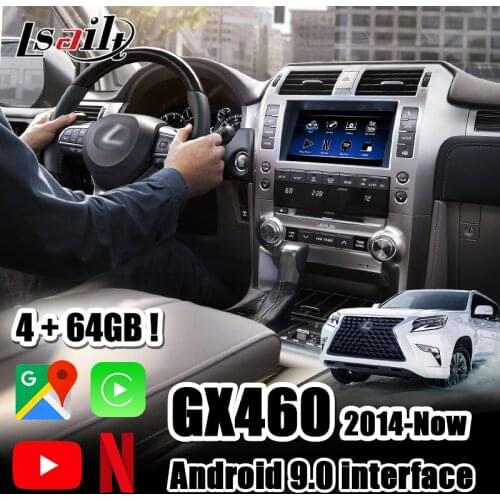 4GB PX6 Android 9.0 video Interface Box for ES250 ES350 2013-19 Mouse/Touch-pad control, Original Screen Upgrade with CarPlay