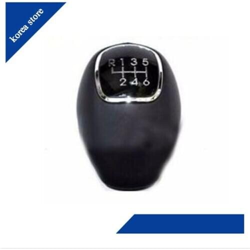 437113W400 For Kia Sportage 2011-2015 Leather 6 Speed Manual Transmission Gear Shift Knob MT 43711 3W400HU