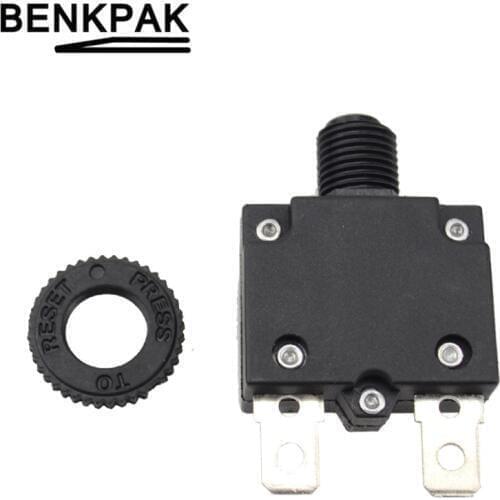 5PCS Thermal Circuit Breakers 3A mini size thermal overload protector push button switch protect switch