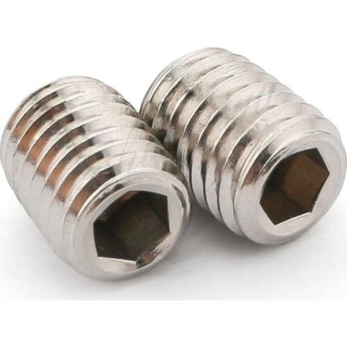 50 20 Pieces 10 M3 M4 M5 M6 M1.6 M2 M2.5 M8 Din916 Stainless Steel Hollow Cutting Point Screw Hexagon Head Screws With Hole At