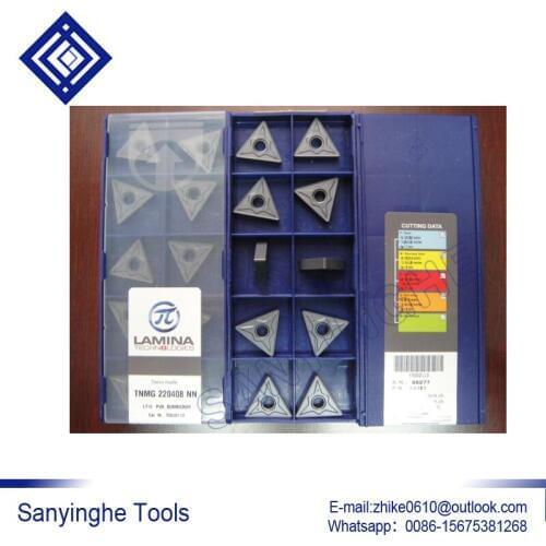 Free shipping high quality 50pcs/lots TNMG220404 NN LT10 / TNMG220408 NN LT10 cnc carbide turning inserts