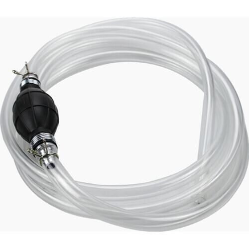 Car Suction Pipe Gasoline Manual Self Suction Hose Portable Motorcycle Fuel Tank Sucker Large Diversion Pipe