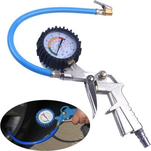 0-220PSI Self-locking Auto Car Wheel Tire Air Pressure Gauge Meter Tyre Tester Vehicle Monitoring System