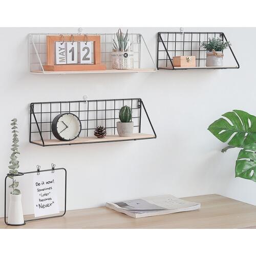Decorative Wooden Shelves Storage Rack Wall Shelves Decoration Garage Kit storage rack wall shelves Room decoration