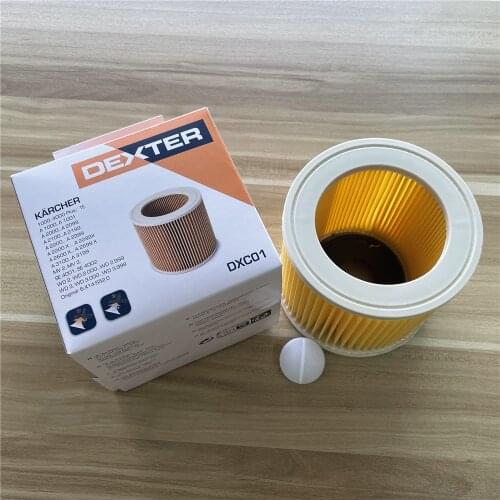 1pack air dust filters for Karcher Vacuum Cleaners parts Cartridge HEPA Filter WD2250 WD3.200 MV2 MV3 WD3 karcher filter