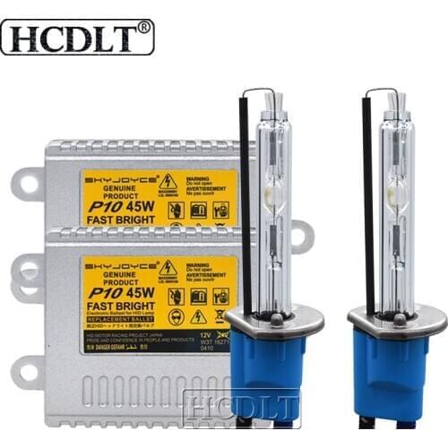 HCDLT12V Car Light Replacement Ballast Reactor 5500K H1 H7 H8 H11 H3 9012 D2H Auto HID Lamp Bulb 45W Fast Bright HID Xenon Kit