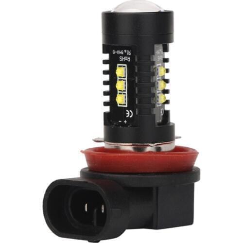 JanDeNing 2PCS H8 H11 60W 12-SMD Car LED Fog Light Bulbs daytime running lights Driving Lamp Bulbs 1960LM 6000K