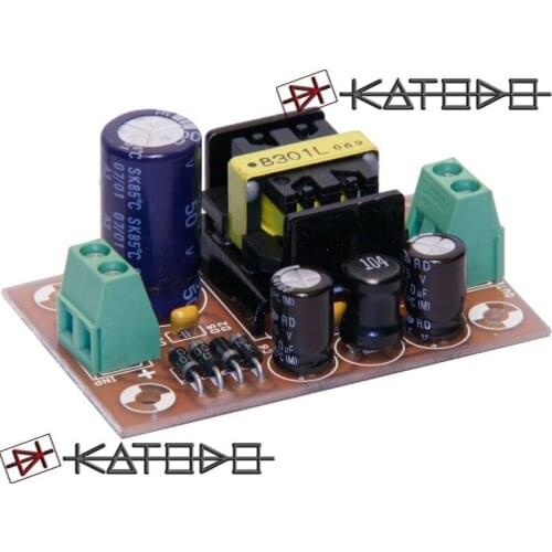 KIT ALIMENTATORE SWITCHING - USCITA 5V 1A - INGRESSO 8-28Vdc/Vac