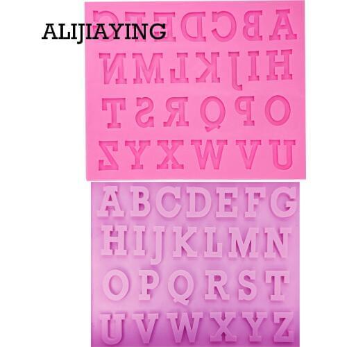 M1341 Letter/alphabet letter form Silicone Sugar Craft Cake Decorating tools DIY Mold Cupcake Confectionery Pastry Decor Tool
