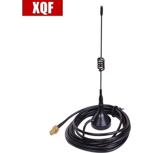 XQF Radio high gain mini vehicle antenna 3 long vehicle mounted suction cup small antenna for BAOFENG UV-5R