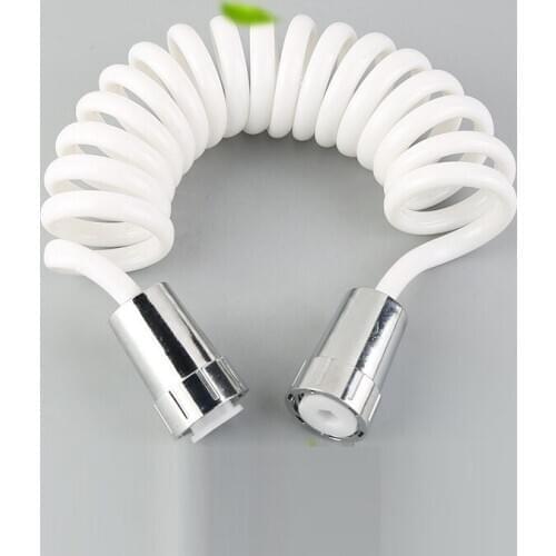 MJEBM 1.5M/1.8M/2M/3M Telescopic Anti-Pressure Shower Spring Tube Toilet Cleaning Bidet Hose
