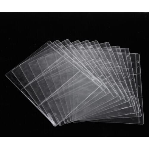 10pcs Coin Holder Banknote Collection Clear PVC Protection - 19.4