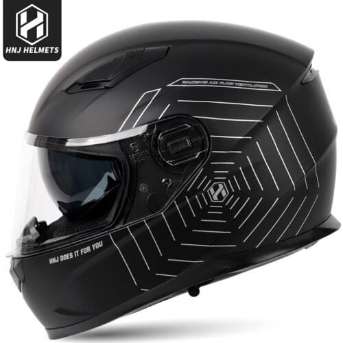 Full Face Casco Moto Man Woman Double Lens Helmet Motorcycle Flip Up Motocross Helmet Motorcycles For Adults Crash Helmet Black
