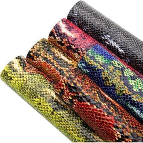 New 20*33cm Snake Bump Faux Synthetic Leather For Bow-knot bags Wallet Phone Case Scrapbook DIY Wallet Table Mat,1Yc9615
