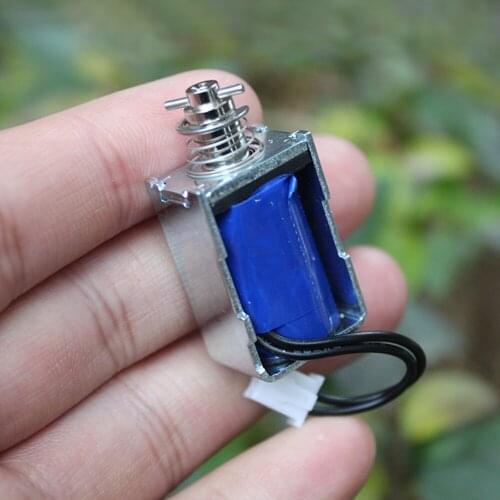 New 5-12V Mini DC Solenoid Push Pull Open Frame Electromagnet Micro Through Type Electric Magnet for Household Appliances Magnet