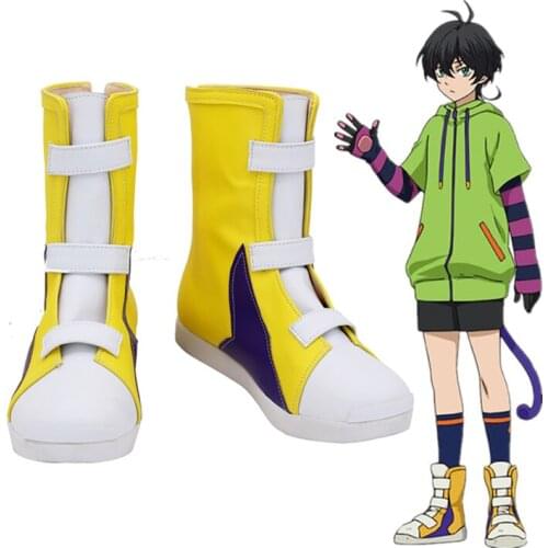 Anime SK8 the Infinity MIYA Cosplay Costume Props Shoes SK Eight Langa Hasegawa role play Shoes Boots for Women Mens Halloween