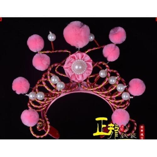 Opera stage performance film and television drama costume Mu Guiying Mulan helmet female soldiers forehead