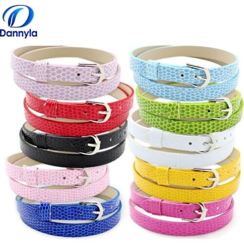 Wholesale 10pcs/lot Mix Color 8mm Double layer Snake PU Leather Bracelet Fit Slider Charms/letter LSBR031