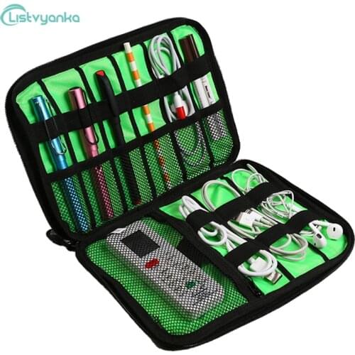 Cable Organizer Bag Travel Storage Bag Electronic Gadgets Digital Accessories Data Wires Chargers Headphones Case Waterproof