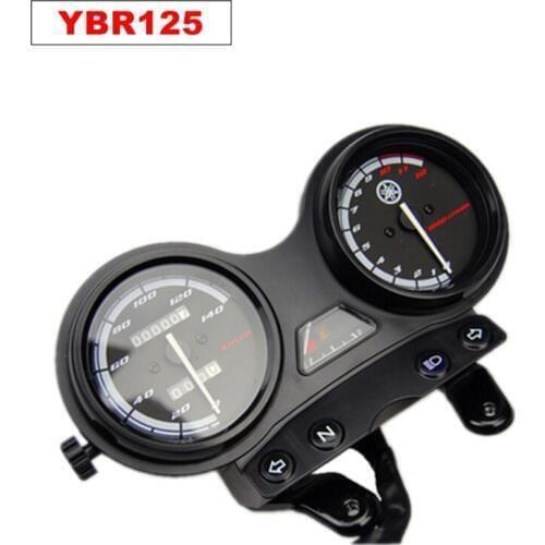 Free shipping for Yamaha motorcycle instrument assembly YBR125 5VL JYM125 odometer 125cc YBR 125 tachometer