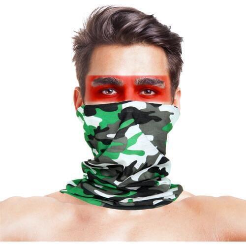 High-Jump Tactical Airsoft Hiking Bandana Women Polyester Neck Warmer Scarf Mask Sun UV Shade Bandana Ciclismo Men braga cuello