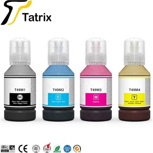 Tatrix T49M T49M1 T49M2 T49M3 T49M4 Premium Sublimation Compatible Color Bulk Water Based Bottle Refill Ink for Epson F570
