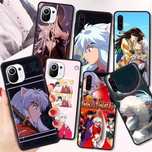 Inuyasha Anime Funda Shockproof Case For Xiaomi Poco X3 NFC M3 Pro Bag TPU Cover For Redmi 9T 11 Note 10 10T Lite 5G Shell Coque