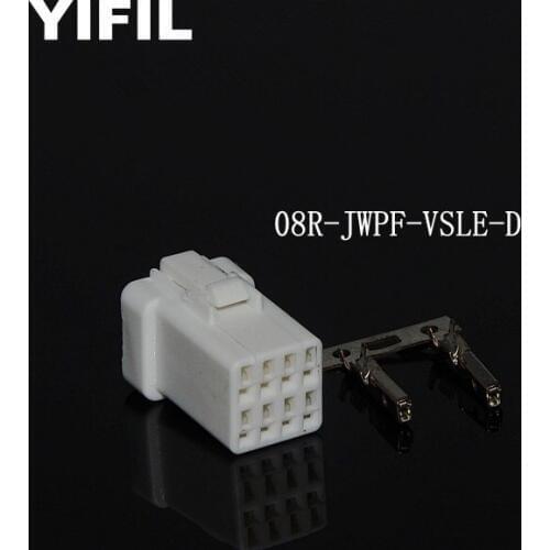 10pcs/lot 8 Pin/Way Male Or Female Automotive Connector Plug Housing With Terminal For JST 08R-JWPF-VSLE-D 08T-JWPF-VSLE-D