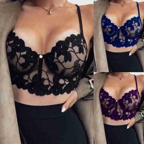 Lace Bras For Women Underwired Hollow Out Bra Plus Up Lingerie Underwear Embroidery Size Brassiere Womens Bralette Delicate P6E3