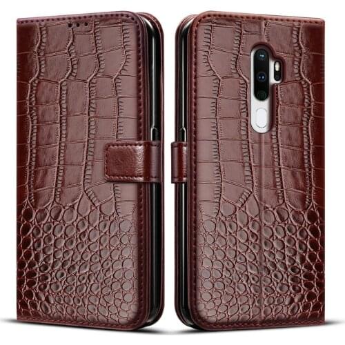 Wallet Flip Case For OPPO A9 A5 2020 Cover Shockproof Magnetic Leather Stand Phone Protective Bag