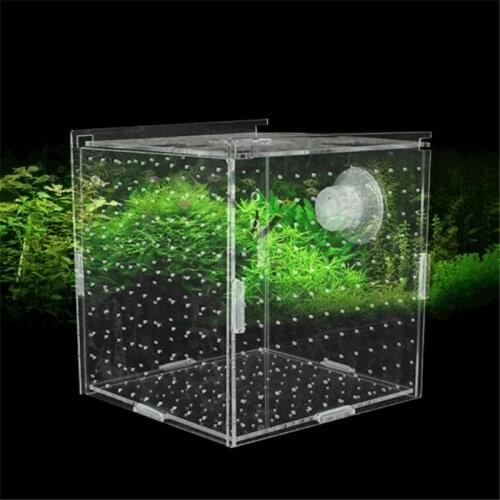 HONGYI Isolation box fish tank transparent aquarium fish fry incubator breeding box production box single isolation net acrylic