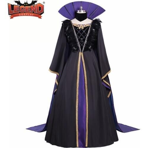 Snowwhite princess evil queen cosplay costume dress medieval evil queen gown dress cosplay costume custom made