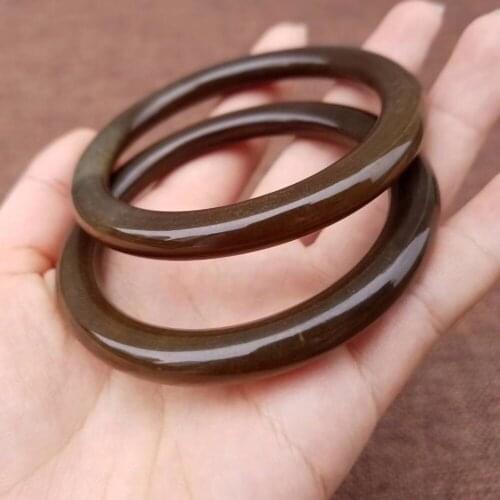 Russian material and Tianyu chocolate candy topaz round bracelet hb2824