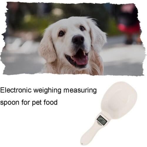 Multifunction Pet Food Scale Cup With Led Display For Dog Cat Feeding Bowl Kitchen Scale Measuring Scoop Pet Products