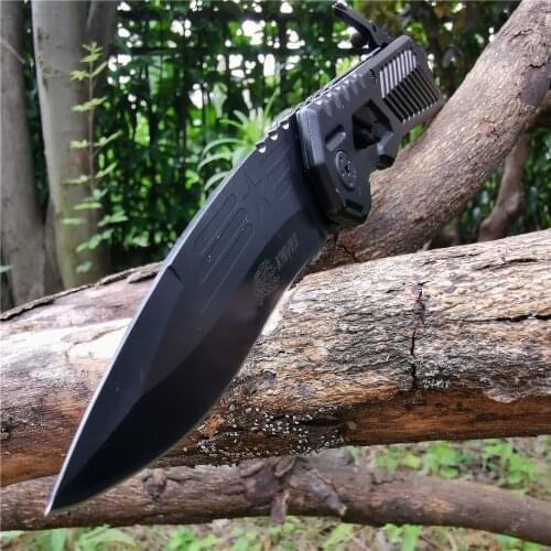 Multi-function Folding Tactical Knives 8CR13Mov Blade Pocket Knife Good for Hunting Camping Survival Outdoor and Everyday Carry