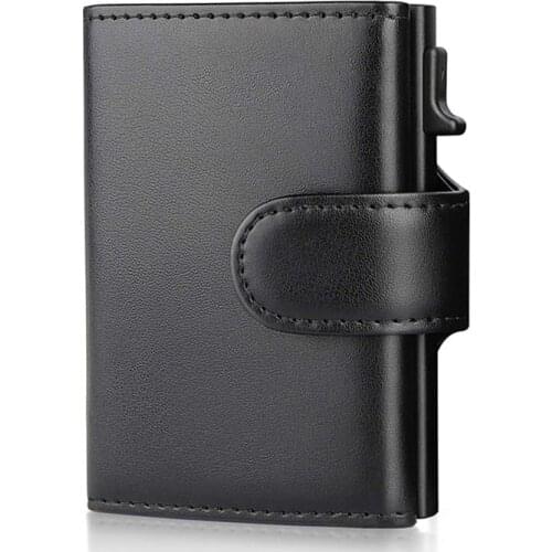 ZOVYVOL Smart Wallet Business Card Holder Hasp Rfid Wallet Aluminum Metal Credit Business Mini Card Wallet Dropshipping Women