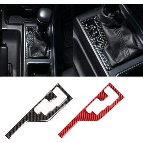Soft Carbon Fiber Center Console Gear Indicator Decorative Sticker Trim Fit For Toyota Tacoma 2016-20 Interior Car Accessories
