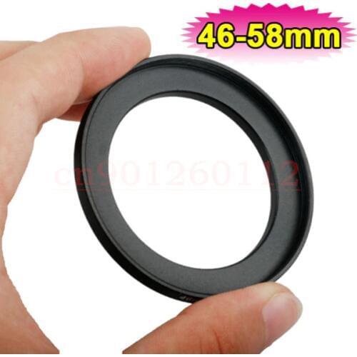 Wholesale 10pcs 46mm to 58mm 46mm-58mm 46-58mm Lens Stepping Step Up Filter Ring Adapter