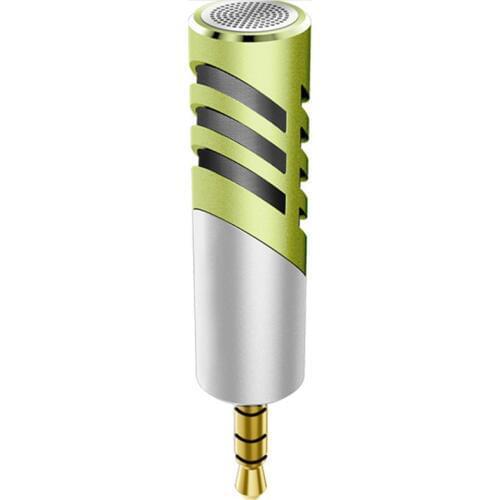 Portable 90 Degree Turn Socket Accurate Pickup Low Noise Professional R1 Mini Condenser Microphone Mobile Phone Microfone Record