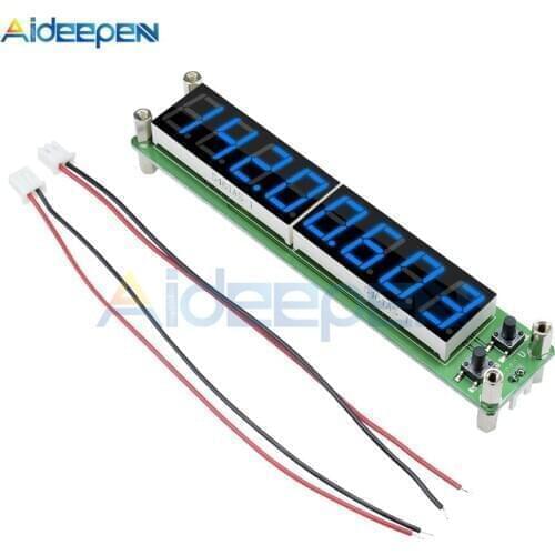 10pcs/Lot 0.1 to 60MHz 20MHz to 2400MHZ 2.4GHz RF Signal Frequency Counter LED display Digital Cymometer Meter Tester Cable