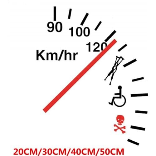 SLIVERYSEA Funny Safety Warning Speeder Car Vinyl Bumper Car Sticker and Decal PVC