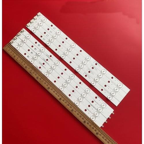8pcs LED Backlight Strip for Toshiba 39L4353D 39L2333D 39P2300D 39l2300D 39L4353RB SVT390A05 R L TL400FSB1 40L2400D SVT390A12